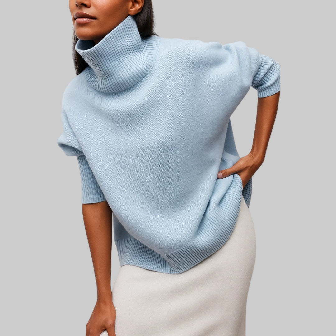 Mireille™ | Pull à Col Roulé Élégant