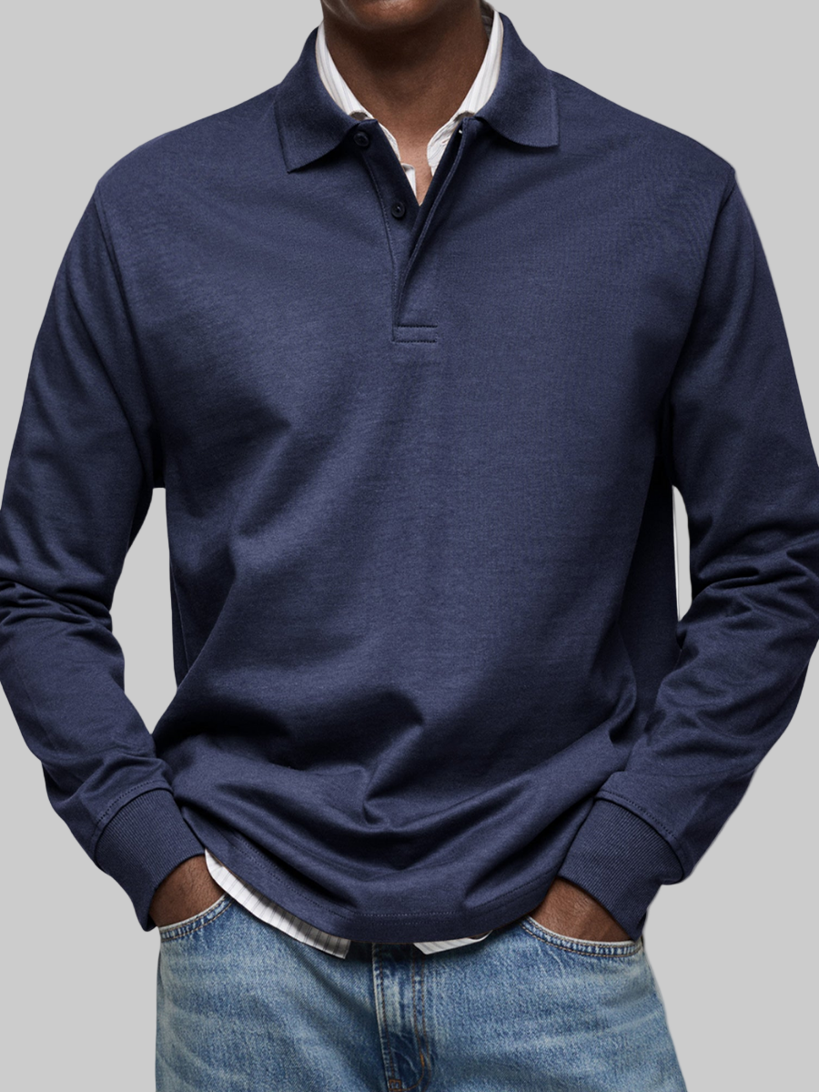 Paul™ | Polo de luxe à manches longues