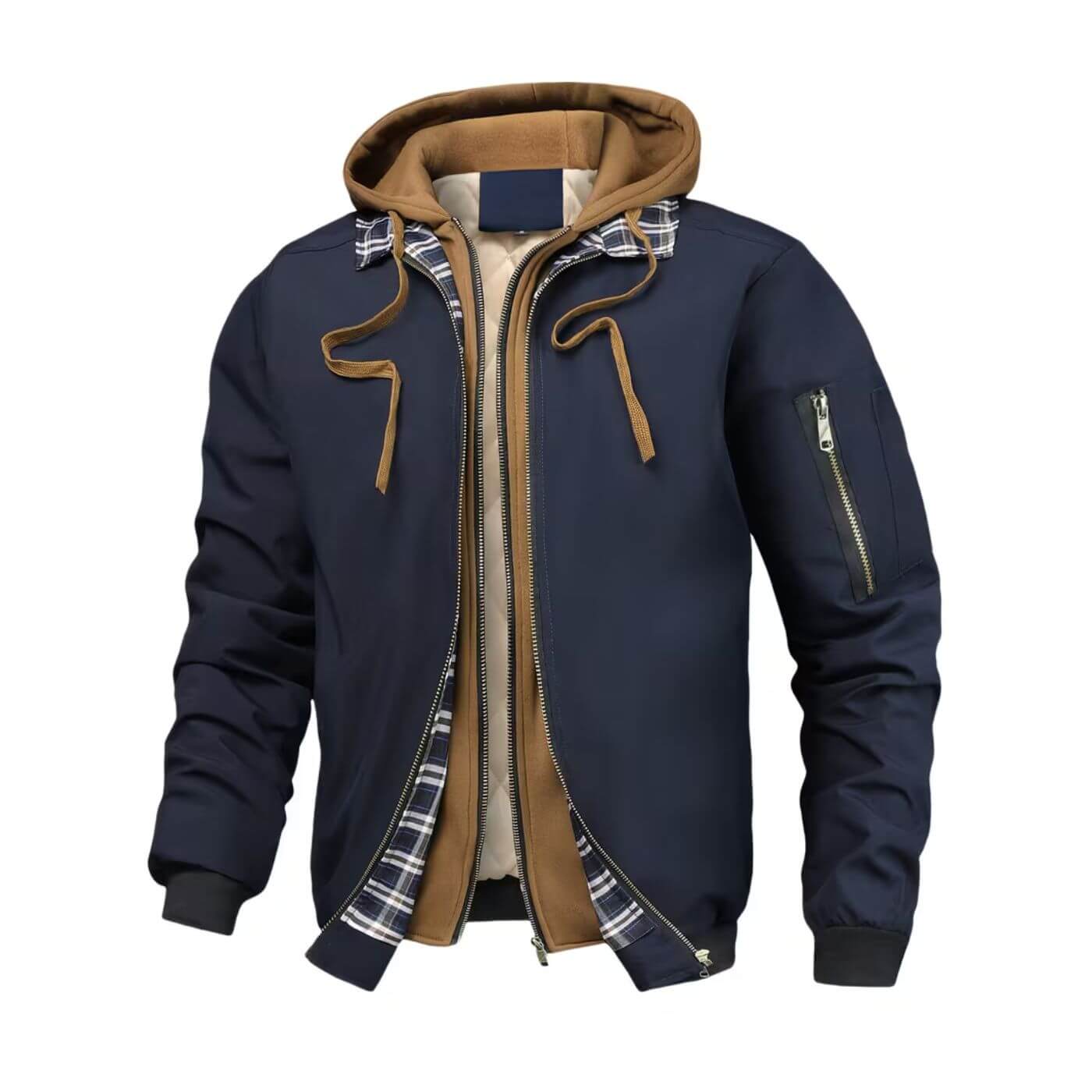 Renaud™ | Veste d’hiver à capuche zippée