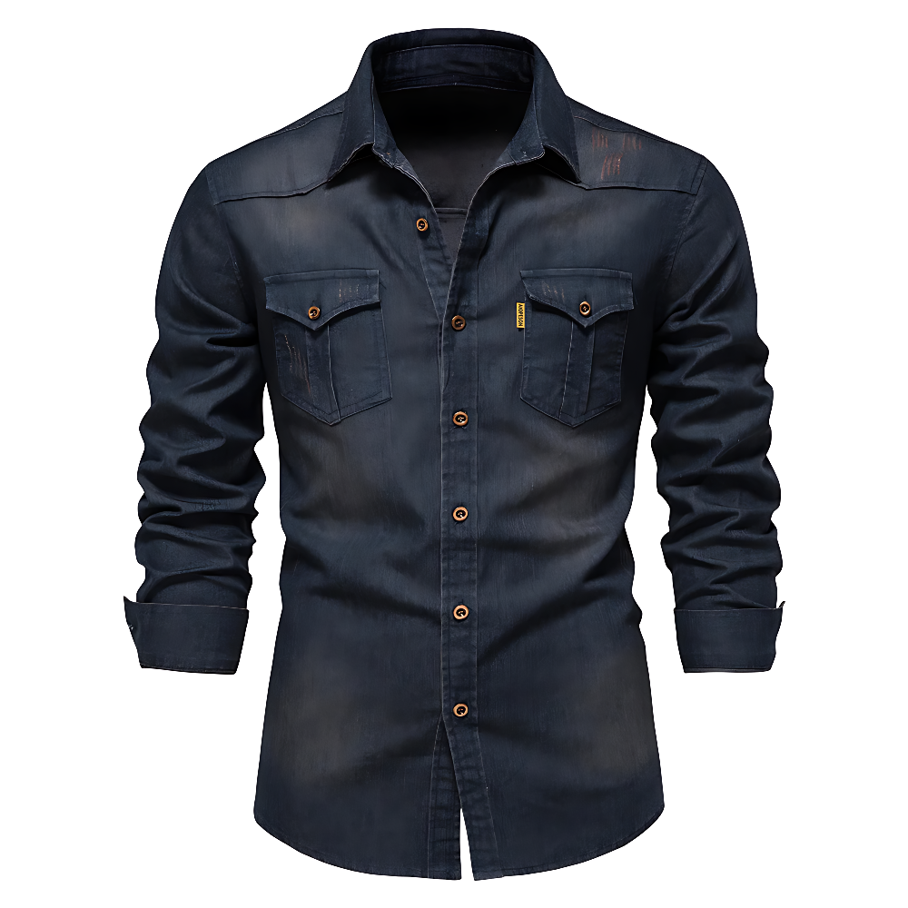 Kilian™ | Chemise en Denim de Coton Haut de Gamme